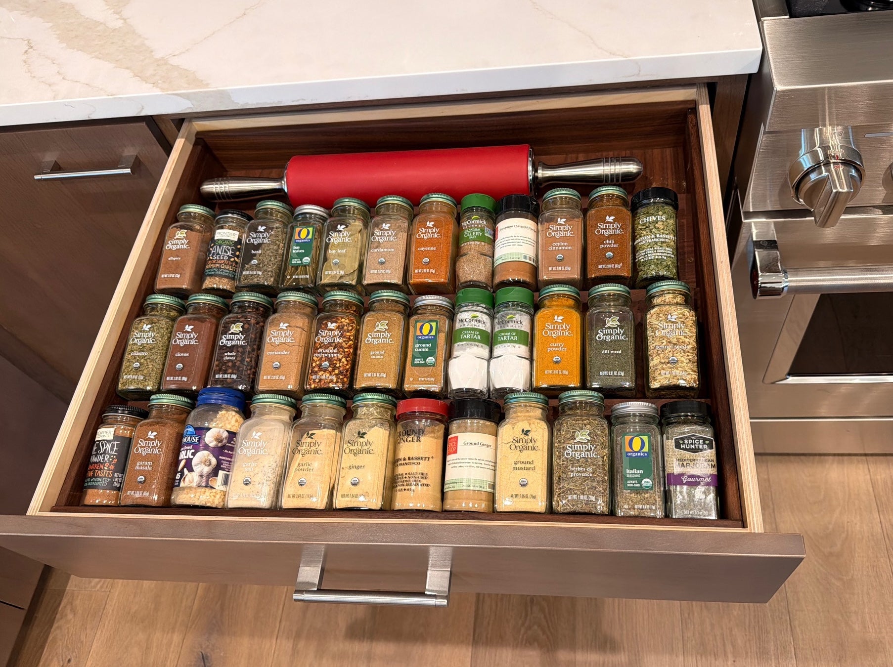 Spice Ramps in Walnut