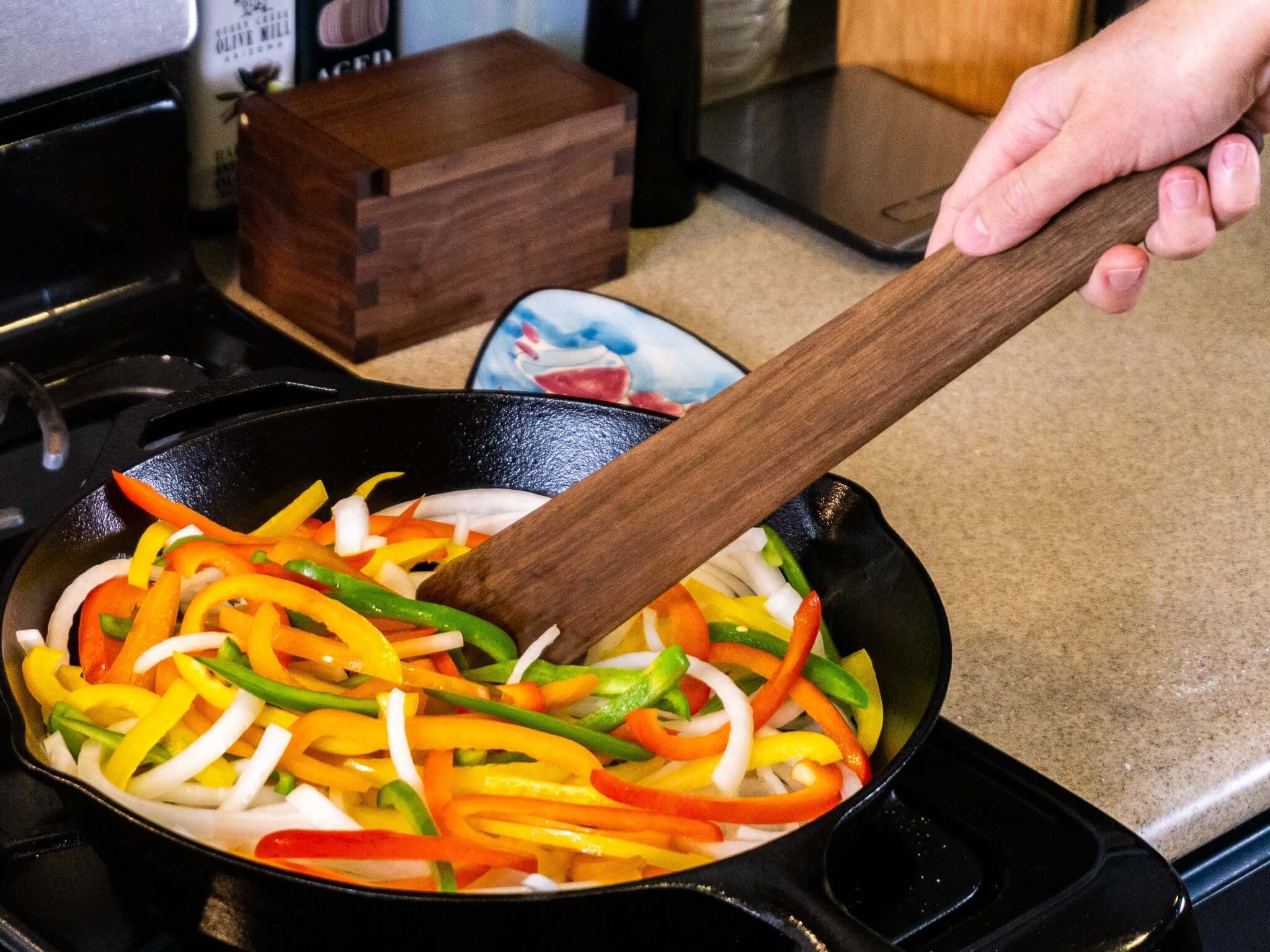 sauteeing-peppers