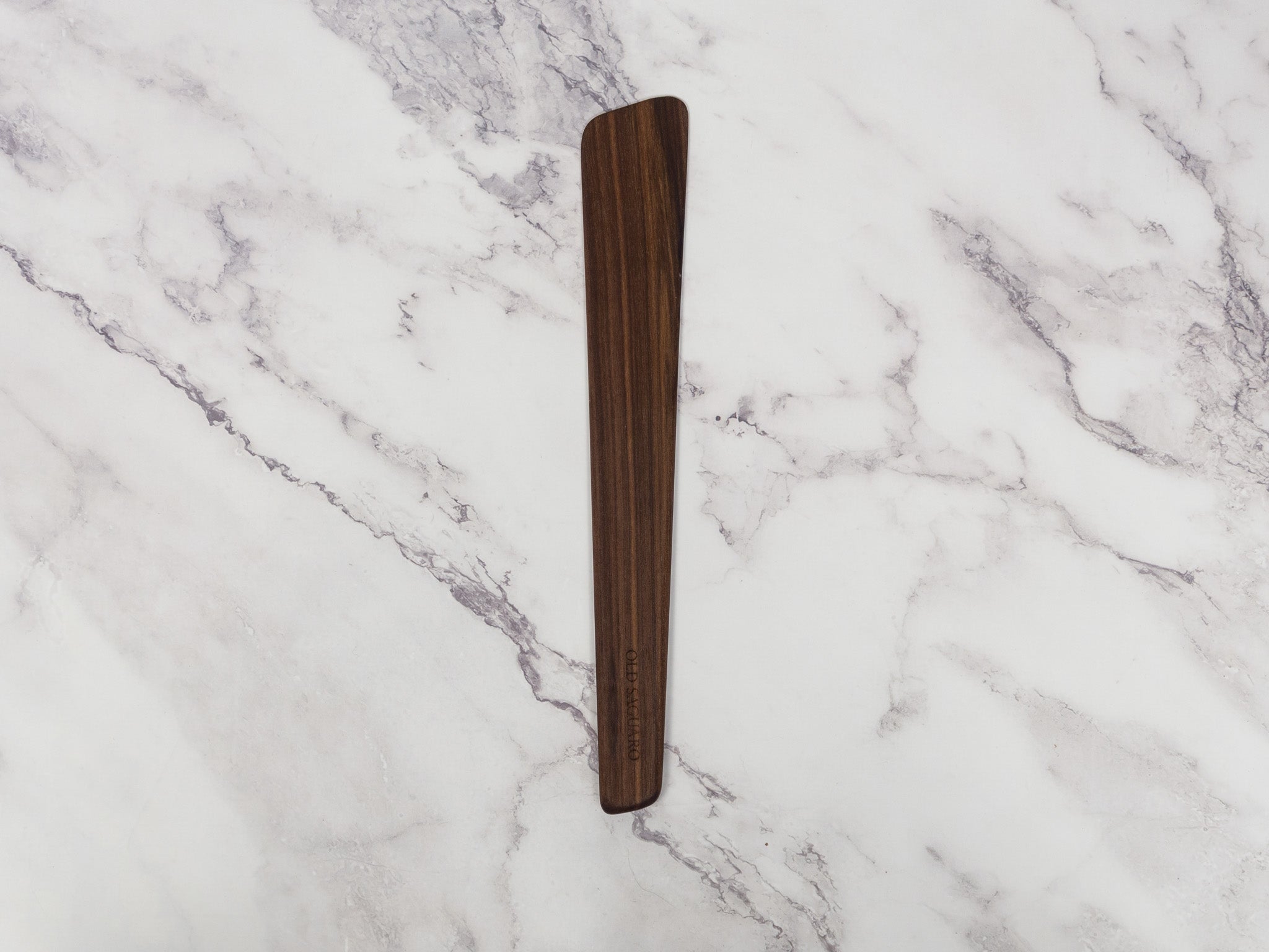 Angled Wooden Spatula - 13”