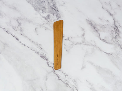 Angled Wooden Spatula - 9.5"