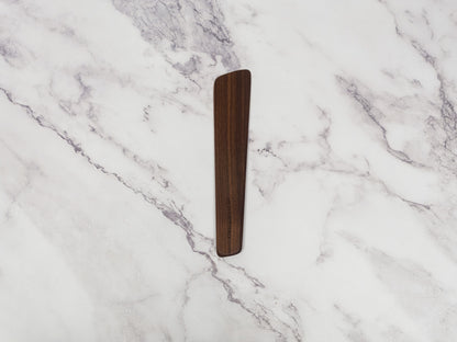 Angled Wooden Spatula - 9.5"