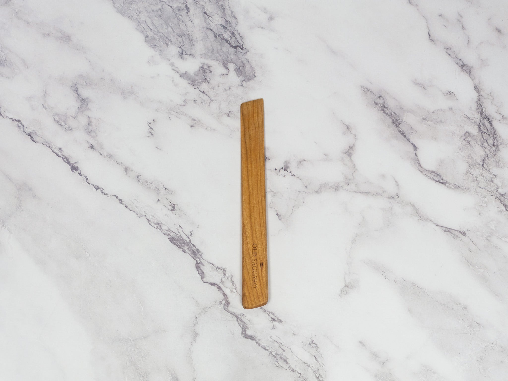 Angled Wooden Spurtle - 9.5"