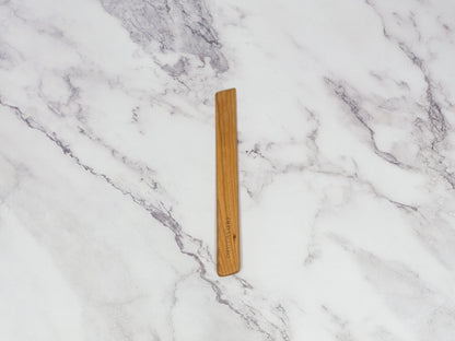 Angled Wooden Spurtle - 9.5"