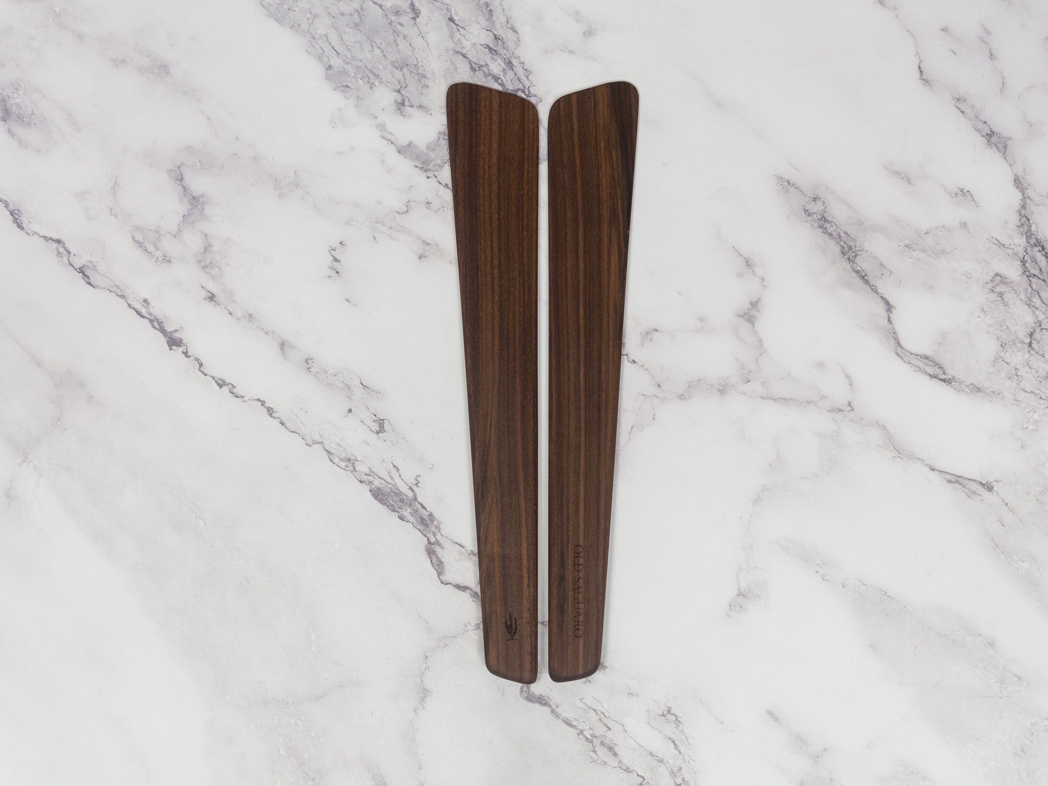 Angled Wooden Spatula - 13”