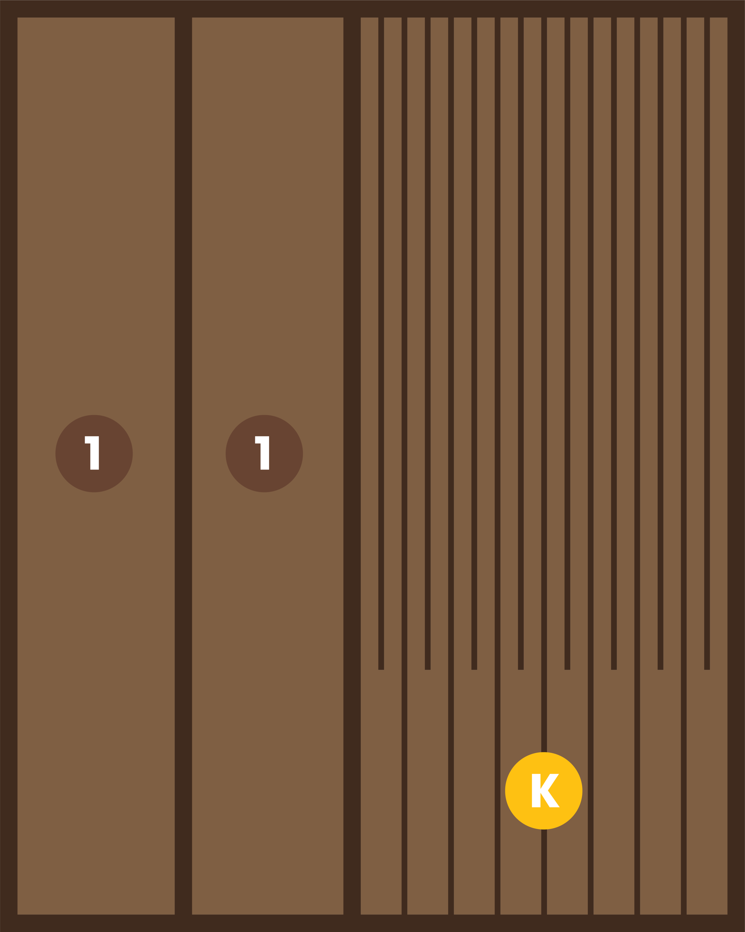 Layout K2 — Knife + Channels